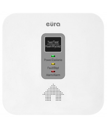 Anglies monoksido ir dujų detektorius Eura CGD-50A2