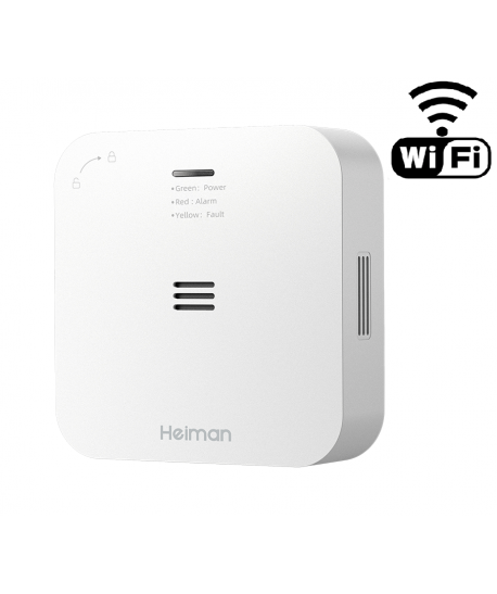 Autonominis išmanus WiFi smalkių jutiklis Heiman WS-720ES