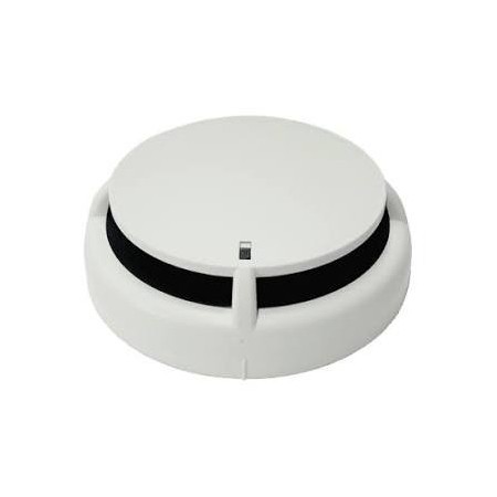 Modernaus dizaino laidinis dūmų detektorius Cofem C50S SBK, 12-30V (baltas)