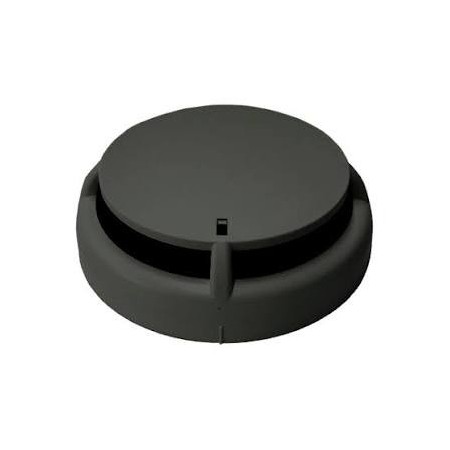Modernaus dizaino laidinis dūmų detektorius Cofem C50 SBK, 12-30V (juodas)