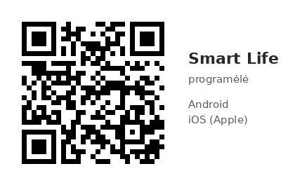 Smart Life programėlės QR kodas